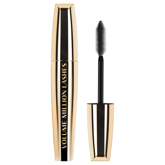 L'Oreal Paris Volume Million Lashes Mascara, Gives Lashes Intense, Defined Volume with No Clumps, Brown, 9 ml (Pack of 1)